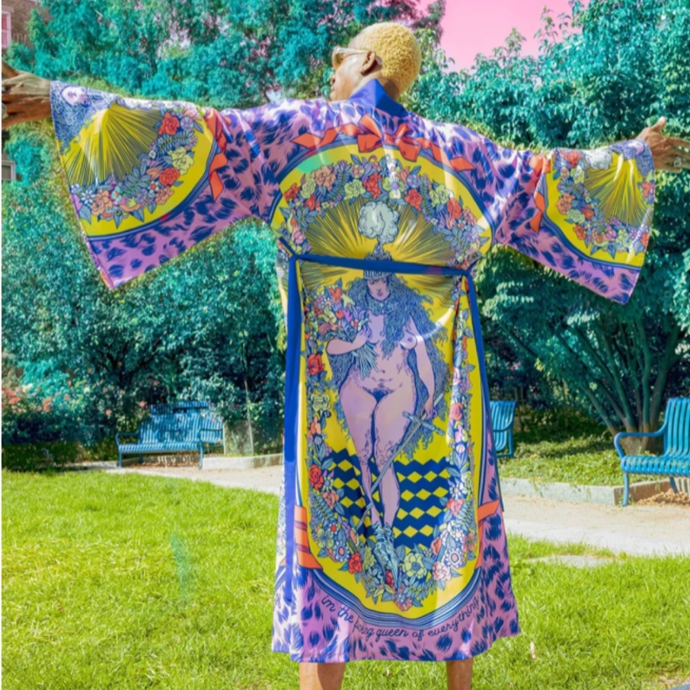 Kimono robe is the Champion Robe designed by Beautiful Genius b